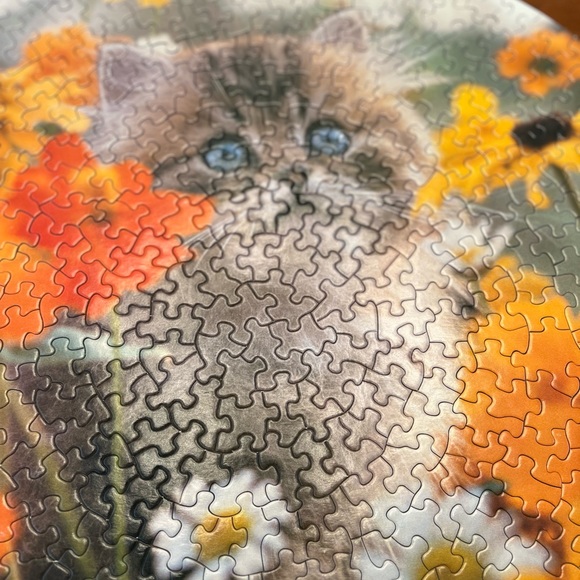 70s Springbok Hallmark Circular Puzzle “Sitting Pretty” - Picture 5 of 5